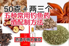 五种常用钓鱼药酒配制方法，药酒不用太复杂视频封面