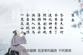 康震老师讲解唐代诗人杜甫的《望岳》；会当凌绝顶，一览众山小。视频封面