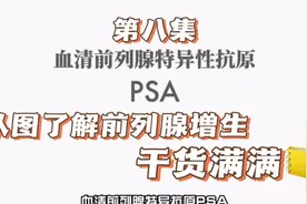 从图了解前列腺增生第8集-为什么前列腺增生要测PSA？视频封面