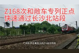 Z168次广州东至青岛北和敞车专列早晨正点
快速通过长沙北站段。视频封面