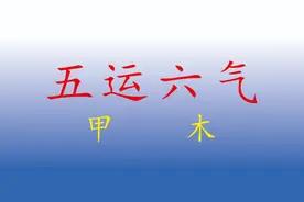 甲木人的五运六气，以及流年对应。视频封面