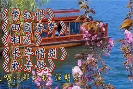 粤语对唱《紫钗恨》《田园春梦》《相送》《长亭惜别》《祝寿歌》视频封面