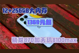 1369元起12GB运行内存加256GB机身存储：天玑8100max、骁龙870视频封面