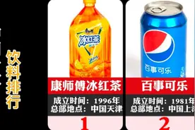 中国十大饮料排行，汇源果汁上榜，他的成立时间最早。视频封面