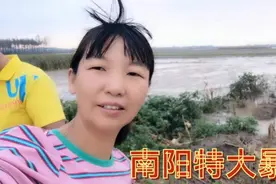 南阳20年少见的特大暴雨，农村出现沟满河平，晚花生受灾严重视频封面