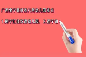 广西南宁最好的八所幼儿园排名视频封面