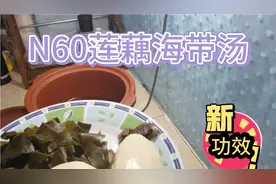 N60莲藕海带汤，促消化，减肥消肿。