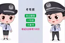 考驾照牢牢记住3句话，不看书，学会技巧，5分钟考100分视频封面