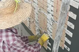 贴纸皮砖简单几个步骤，学会了这些经念，新手也能当师傅