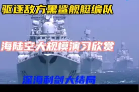 驱逐敌方黑鲨舰艇编队 海陆空大规模演习欣赏视频封面