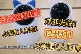 华为智能化场景：海雀摄像头检测到人物移动AI音箱播放欢迎语视频封面