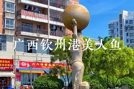 广西大港口—钦州港，繁华大街的旁边是大海，吃海鲜的地方很多视频封面