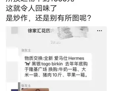 上海一女士爱马仕包包交换生活物品，我们的刚需是吃好喝好。视频封面