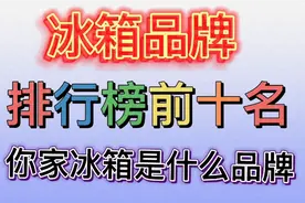 冰箱品牌排行榜前十名，你家冰箱是什么品牌？视频封面