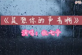 傲七爷《是想你的声音啊》，爱就是爱着，不爱就不爱了，请藏好它