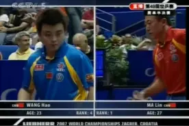 2007年世乒赛男单半决赛 马琳4:2王皓视频封面