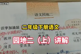 二年级下册语文，园地二前两个板块讲解，跟着老师抓细节学习视频封面