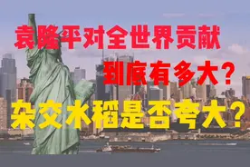 袁隆平对全世界贡献多大？为什么说杂交水稻难吃，成就是否夸大？视频封面