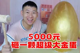 5000元砸一颗超级大金蛋，砸出苹果14？是真还是假呢！视频封面