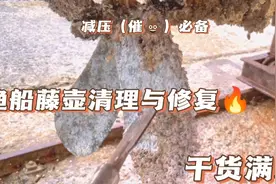 船底藤壶清理与翻新，睡前必备。一铲子下去，心情立马变得很愉悦视频封面