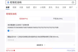啊！什么！吃饭竟然是犯法的！那……那……那我……😱😱😱