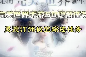 48.完美世界手游50隐藏任务，灵渡汀洲秘宝踪迹任务视频封面