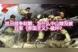 抗日战争时期，为什么中山陵没被日军（帝国主义）破坏？视频封面