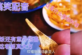 搞笑配音，这饭我就是饿晕也不敢吃，却吃出个意外惊喜视频封面