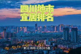 四川地市宜居排名，纬度与海拔篇视频封面