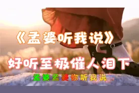 28日新歌《孟婆听我说》歌词感人催泪，曲调惊艳醉美，醉人心扉！