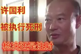 许国利死刑是枪决还是注射？两者相比有什么区别？真是便宜他了视频封面