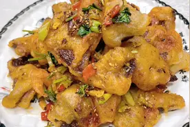 老厨做的孜然香酥猪肝吃出烧烤味，外酥里嫩、孜然味浓，真解馋！视频封面