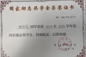 国奖励志奖学金申请表填写一次过！