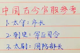 古代官员对应现代官职。省长相当于古代的什么？有趣的历史知识视频封面