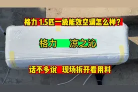 格力凉之沁一级能效空调怎么样？话不多说，我们现场拆机看用料视频封面