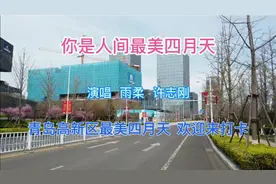 青岛高新区最美四月天  欢迎来打卡葫芦巷 澜湾艺术公园 智力岛