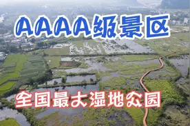 占地840公顷总投资10个亿，广西河池建了个全国最大的湿地公园视频封面