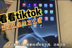 谁说看TikTok还得抹去出厂设置，我的老iPad，想怎么就怎么看视频封面