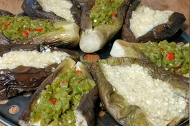 老妈做东北下饭小咸菜“蒜茄子”2种做法，2分钟学会，值得收藏视频封面
