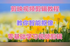 如何把视频里面的人物抠出来更换背景？教你智能抠像，零基础可学视频封面