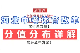 河北体育改革，分值分布详细说明