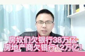 房地产商欠银行12万亿，房奴们欠银行38万亿！钱都去哪儿了？视频封面
