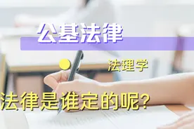 法律是谁制定的呢视频封面