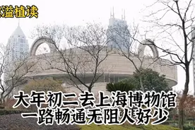 大年初二去上海博物馆，竟然走到了上海市人民政府前面