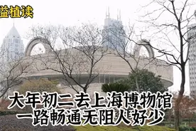 大年初二去上海博物馆，竟然走到了上海市人民政府前面