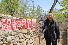 83岁独居老人，孤独无奈的守着400年历史的山亭三合山顶村古村落视频封面