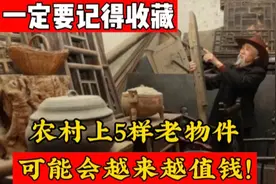 农村这5样老物件，以后可能会越来越值钱，大家千万别弄丢了！视频封面