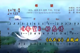 《希望》电视剧大长今主题曲动态曲谱，蜀哥电子琴曲谱系统分享视频封面