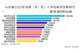 山东省2020年各县（市、区）小学在校学生数排名视频封面