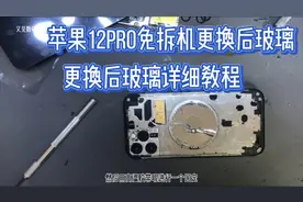 顾客花200元买的后盖前来更换，苹果12pro免拆机更换后盖详细教程视频封面
